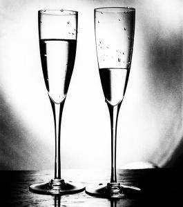 Champagne Flutes to celebrate the new year.